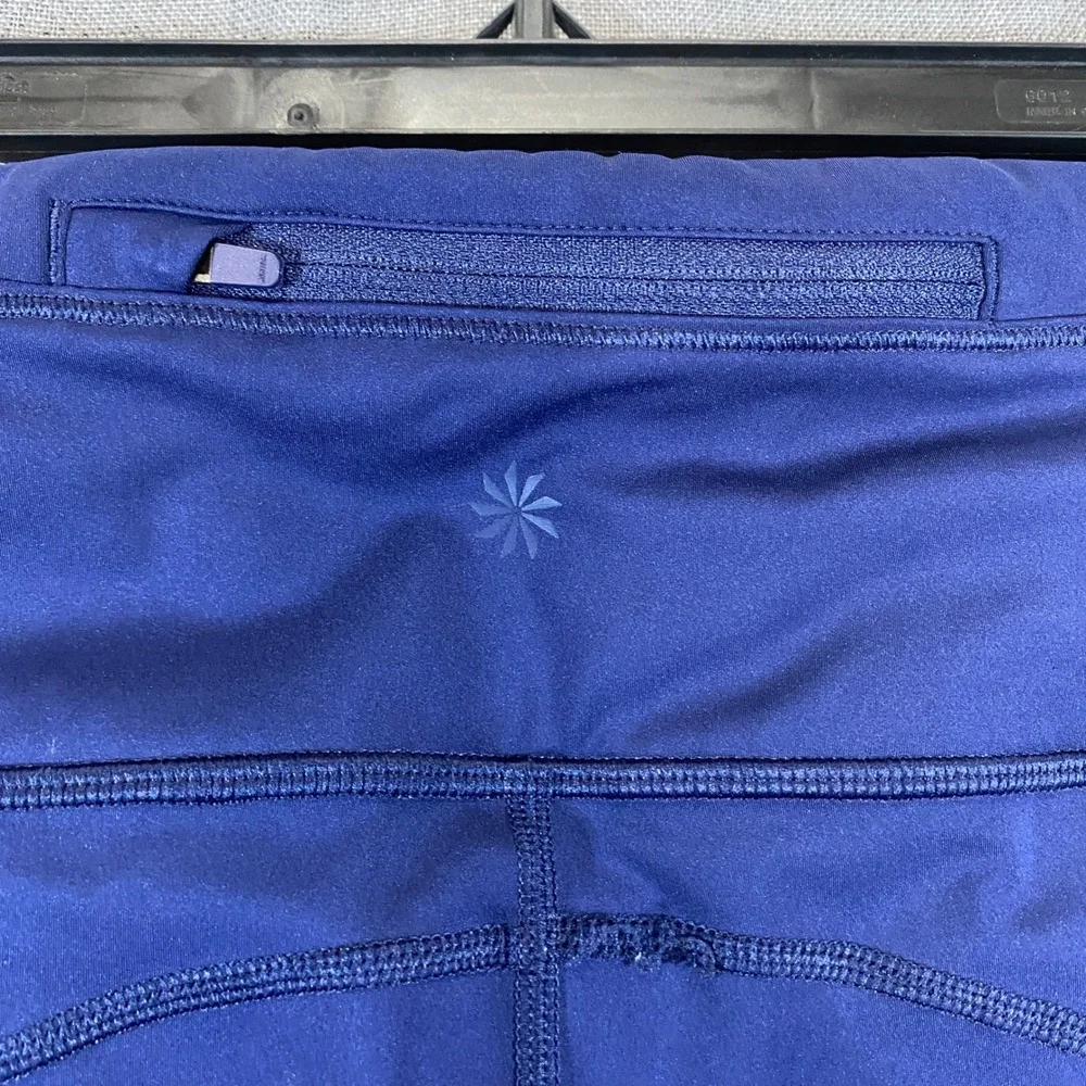 Athleta Accelerate 7/8 Tight Navy Blue Leggings‎ XL 566727-03 SU20